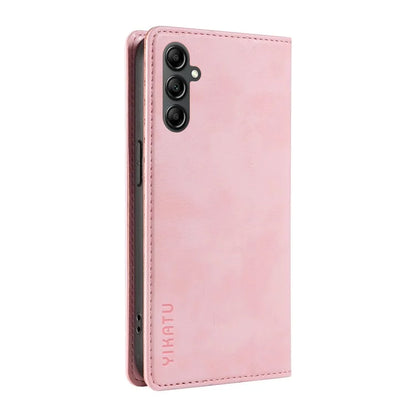 YIKATU YK-006 For Samsung Galaxy A24 4G (162.1 X 77.6 X 8.3mm) Phone Case Litchi Texture Leather Flip Wallet Cover