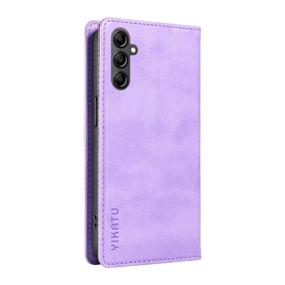 YIKATU YK-006 For Samsung Galaxy A24 4G (162.1 X 77.6 X 8.3mm) Phone Case Litchi Texture Leather Flip Wallet Cover