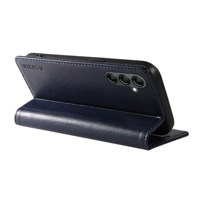 YIKATU YK-006 For Samsung Galaxy A24 4G (162.1 X 77.6 X 8.3mm) Phone Case Litchi Texture Leather Flip Wallet Cover