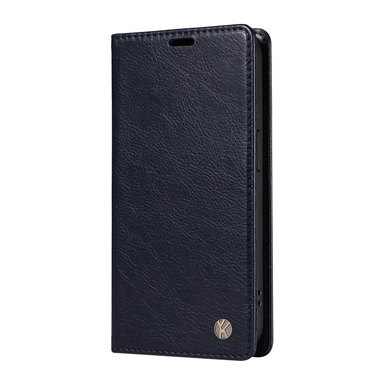 YIKATU YK-006 For Samsung Galaxy A24 4G (162.1 X 77.6 X 8.3mm) Phone Case Litchi Texture Leather Flip Wallet Cover