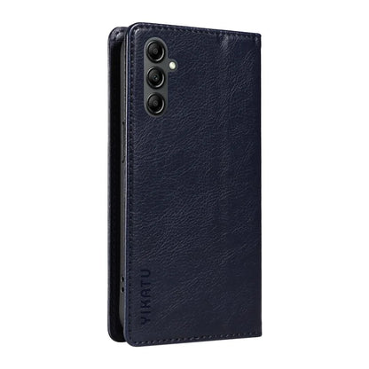 YIKATU YK-006 For Samsung Galaxy A24 4G (162.1 X 77.6 X 8.3mm) Phone Case Litchi Texture Leather Flip Wallet Cover