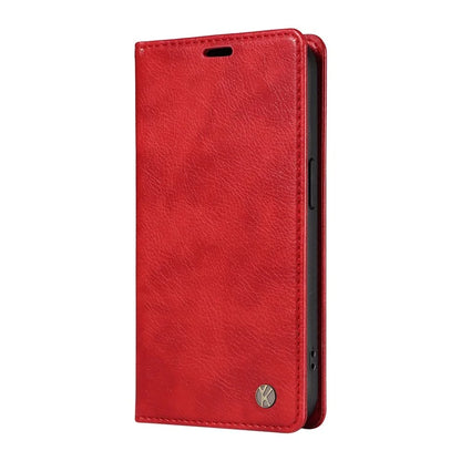 YIKATU YK-006 For Samsung Galaxy A24 4G (162.1 X 77.6 X 8.3mm) Phone Case Litchi Texture Leather Flip Wallet Cover