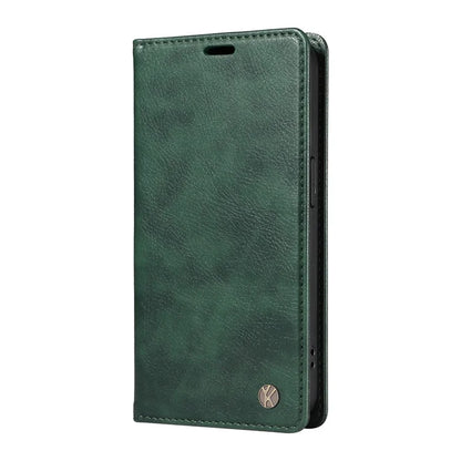 YIKATU YK-006 For Samsung Galaxy A24 4G (162.1 X 77.6 X 8.3mm) Phone Case Litchi Texture Leather Flip Wallet Cover