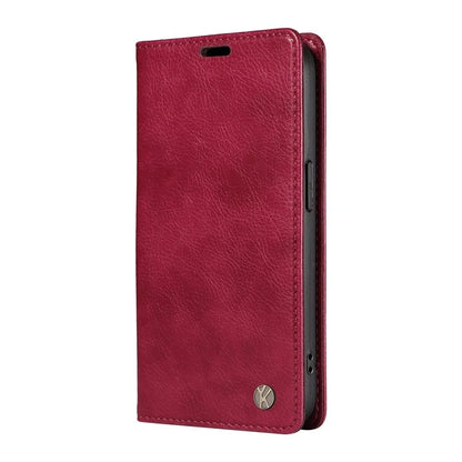 YIKATU YK-006 For Samsung Galaxy A24 4G (162.1 X 77.6 X 8.3mm) Phone Case Litchi Texture Leather Flip Wallet Cover