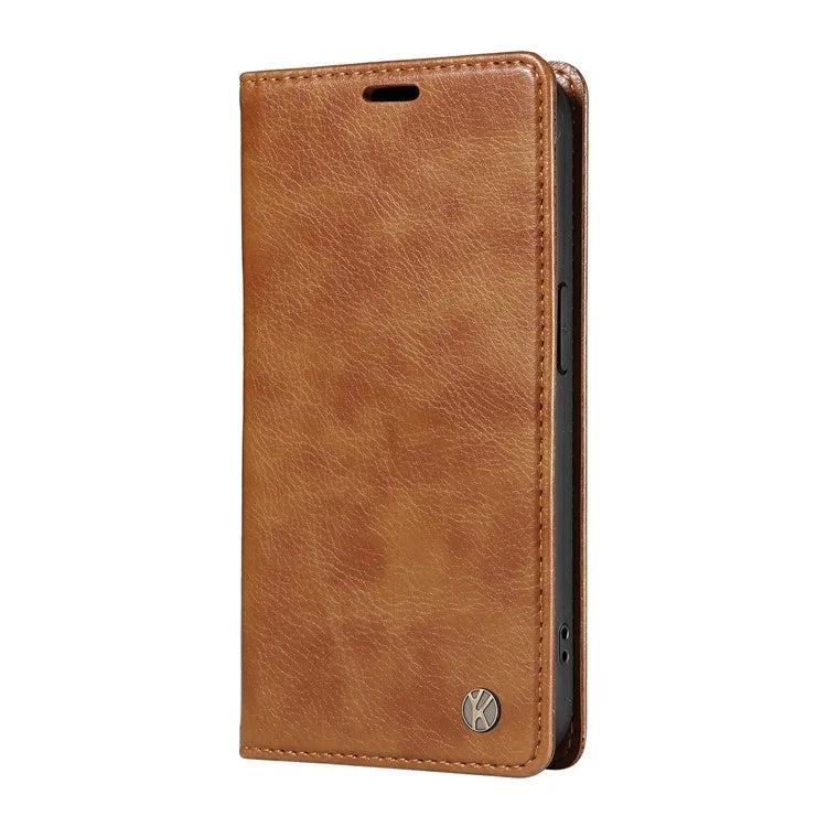 YIKATU YK-006 For iPhone 13 Wallet Case Anti-Scratch Leather Phone Cover