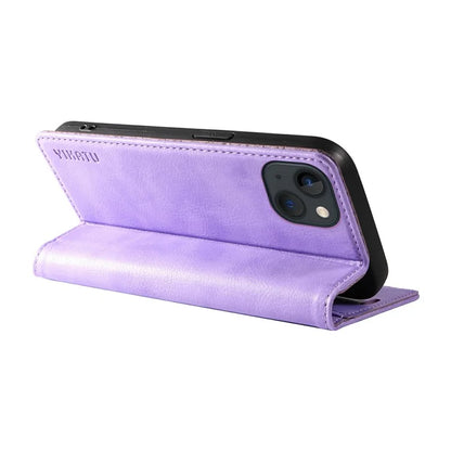 YIKATU YK-006 For iPhone 13 Wallet Case Anti-Scratch Leather Phone Cover