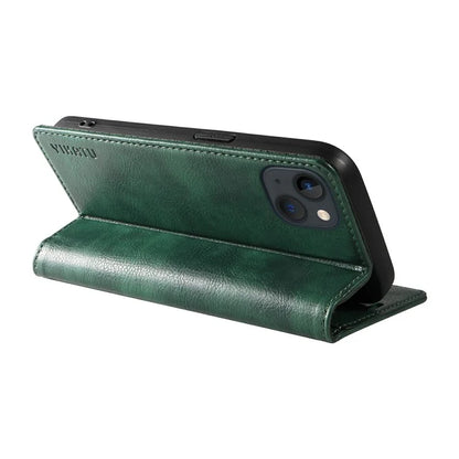 YIKATU YK-006 For iPhone 13 Wallet Case Anti-Scratch Leather Phone Cover