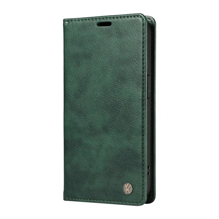 YIKATU YK-006 For iPhone 13 Wallet Case Anti-Scratch Leather Phone Cover