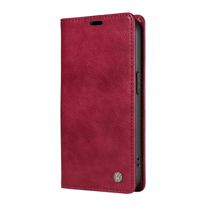 YIKATU YK-006 For iPhone 13 Wallet Case Anti-Scratch Leather Phone Cover