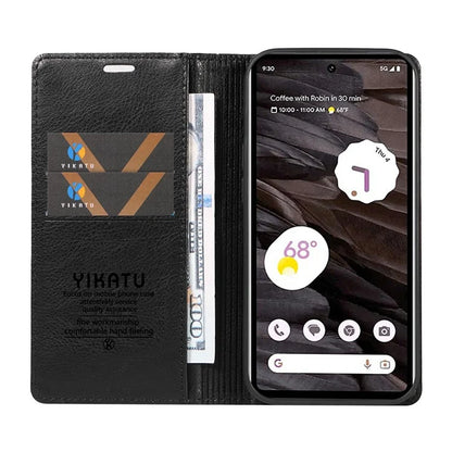 YIKATU YK-006 For Google Pixel 7a Case Protective Leather Wallet Phone Cover