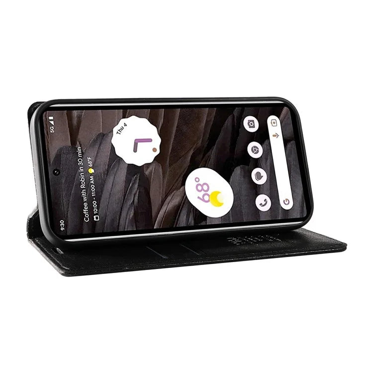 YIKATU YK-006 For Google Pixel 7a Case Protective Leather Wallet Phone Cover