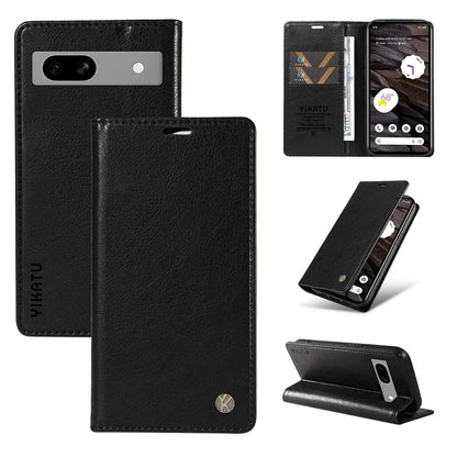 YIKATU YK-006 For Google Pixel 7a Case Protective Leather Wallet Phone Cover