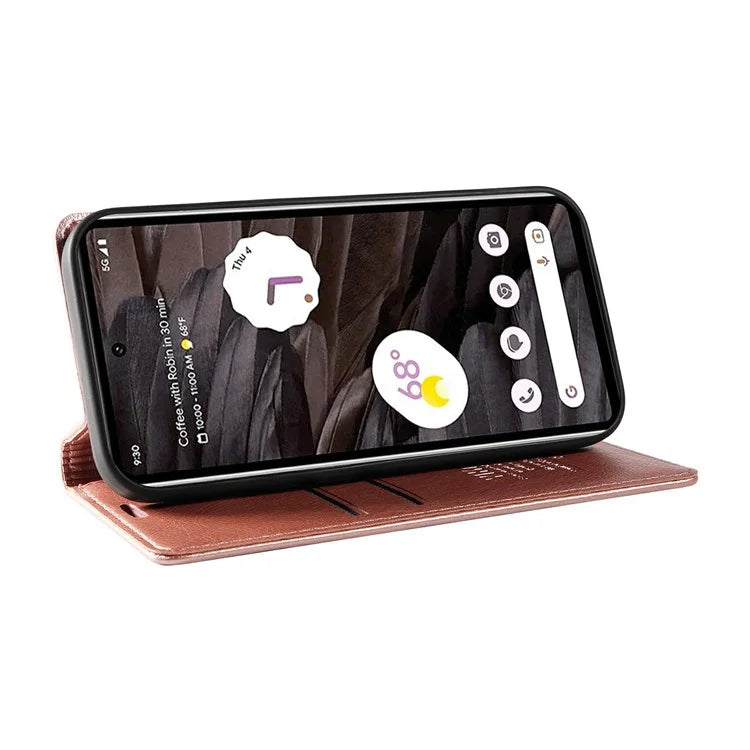 YIKATU YK-006 For Google Pixel 7a Case Protective Leather Wallet Phone Cover