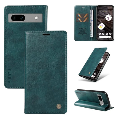 YIKATU YK-006 For Google Pixel 7a Case Protective Leather Wallet Phone Cover