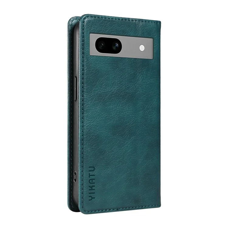 YIKATU YK-006 For Google Pixel 7a Case Protective Leather Wallet Phone Cover