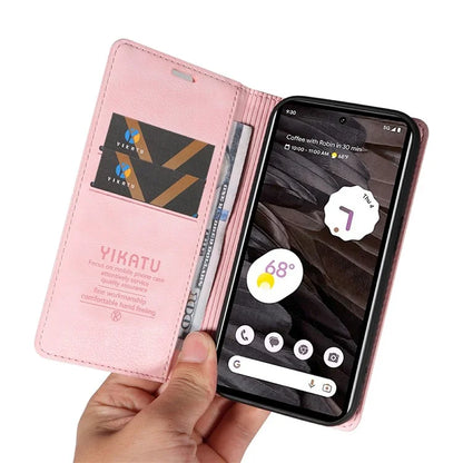 YIKATU YK-006 For Google Pixel 7a Case Protective Leather Wallet Phone Cover