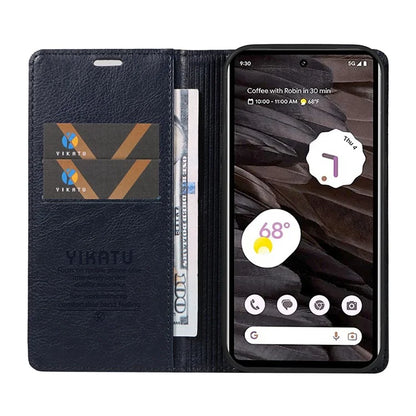 YIKATU YK-006 For Google Pixel 7a Case Protective Leather Wallet Phone Cover