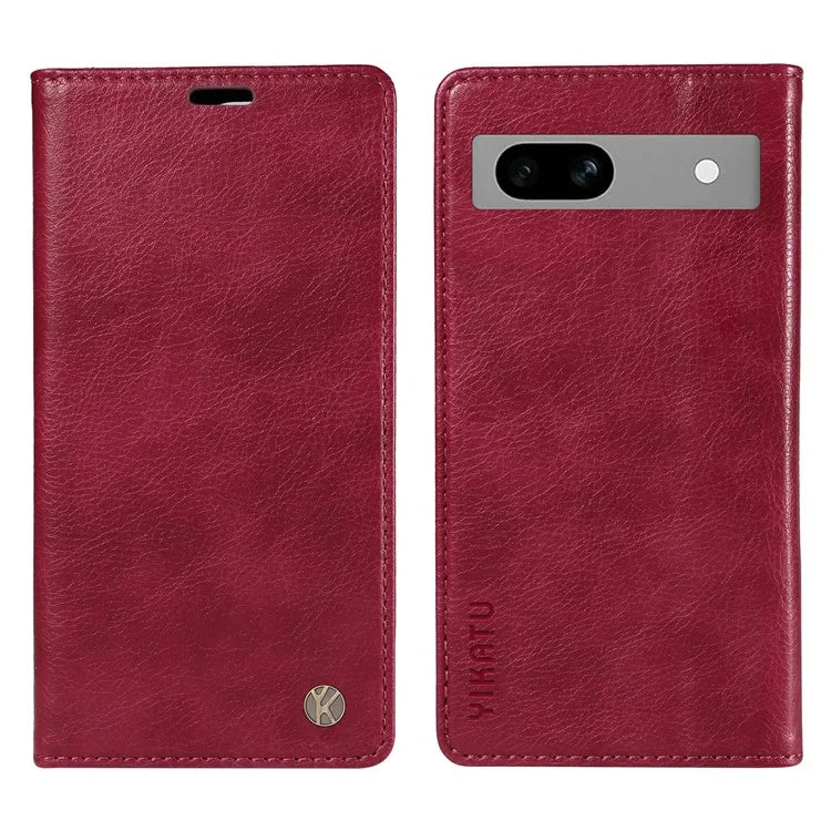 YIKATU YK-006 For Google Pixel 7a Case Protective Leather Wallet Phone Cover
