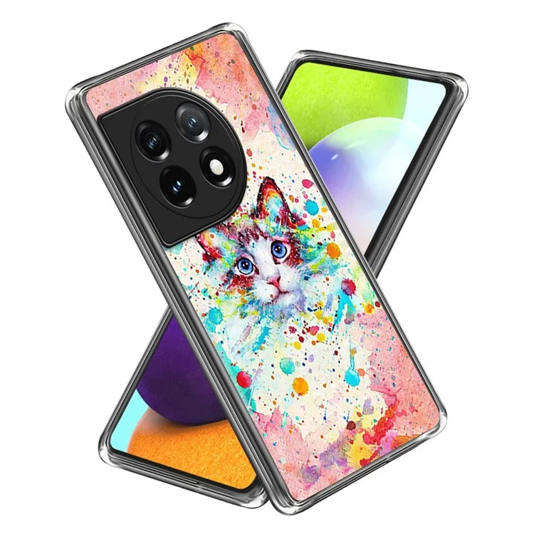 For OnePlus Ace 3 5G / 12R 5G TPU Case Pattern Printing Protective Phone Cover