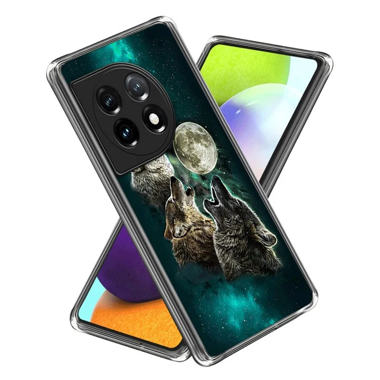 For OnePlus Ace 3 5G / 12R 5G TPU Case Pattern Printing Protective Phone Cover