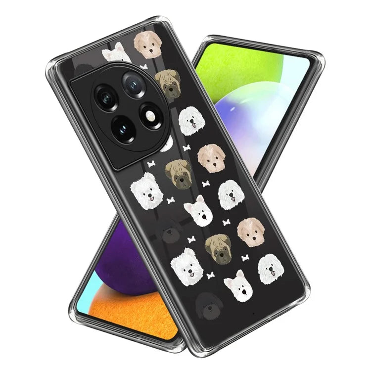 For OnePlus Ace 3 5G / 12R 5G Case Pattern Printing Drop-proof TPU Protective Shell