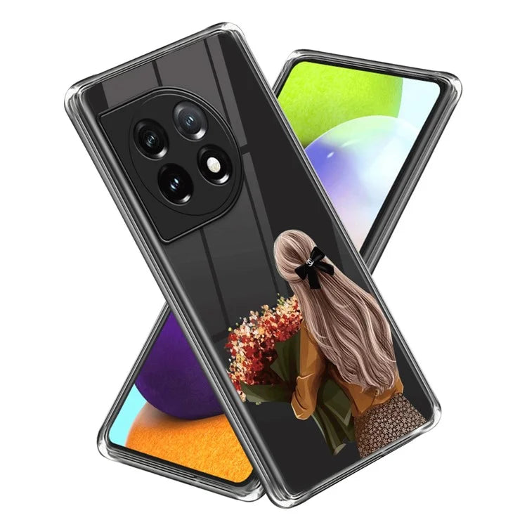 For OnePlus Ace 3 5G / 12R 5G Case Pattern Printing Drop-proof TPU Protective Shell
