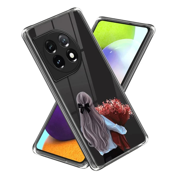 For OnePlus Ace 3 5G / 12R 5G Case Pattern Printing Drop-proof TPU Protective Shell