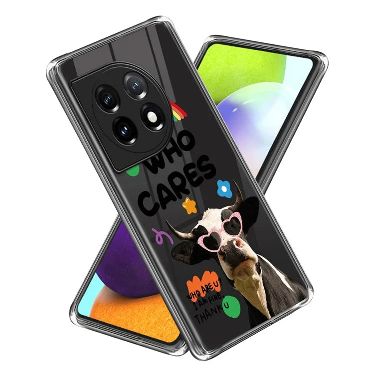 For OnePlus Ace 3 5G / 12R 5G Case Pattern Printing Drop-proof TPU Protective Shell