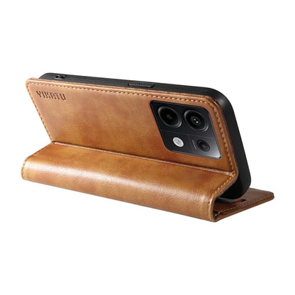 YIKATU YK-006 For Xiaomi Redmi Note 13 Pro 5G / Poco X6 5G Cell Phone Cases Magnetic Flip Wallet Cover