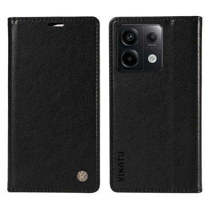 YIKATU YK-006 For Xiaomi Redmi Note 13 Pro 5G / Poco X6 5G Cell Phone Cases Magnetic Flip Wallet Cover