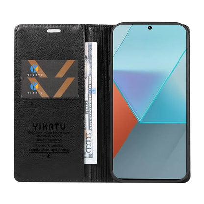 YIKATU YK-006 For Xiaomi Redmi Note 13 Pro 5G / Poco X6 5G Cell Phone Cases Magnetic Flip Wallet Cover