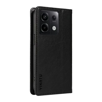 YIKATU YK-006 For Xiaomi Redmi Note 13 Pro 5G / Poco X6 5G Cell Phone Cases Magnetic Flip Wallet Cover
