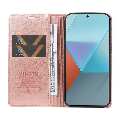 YIKATU YK-006 For Xiaomi Redmi Note 13 Pro 5G / Poco X6 5G Cell Phone Cases Magnetic Flip Wallet Cover