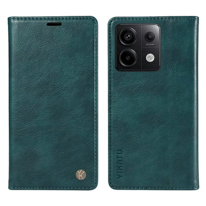 YIKATU YK-006 For Xiaomi Redmi Note 13 Pro 5G / Poco X6 5G Cell Phone Cases Magnetic Flip Wallet Cover
