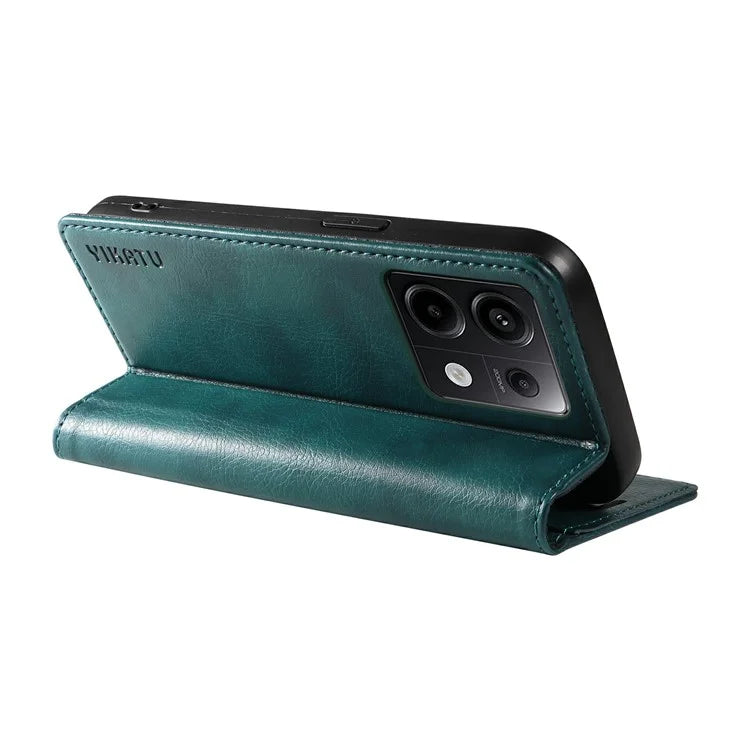 YIKATU YK-006 For Xiaomi Redmi Note 13 Pro 5G / Poco X6 5G Cell Phone Cases Magnetic Flip Wallet Cover