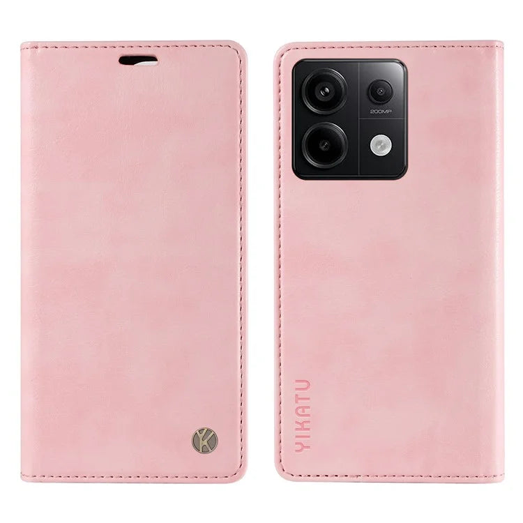 YIKATU YK-006 For Xiaomi Redmi Note 13 Pro 5G / Poco X6 5G Cell Phone Cases Magnetic Flip Wallet Cover