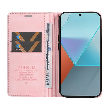 YIKATU YK-006 For Xiaomi Redmi Note 13 Pro 5G / Poco X6 5G Cell Phone Cases Magnetic Flip Wallet Cover