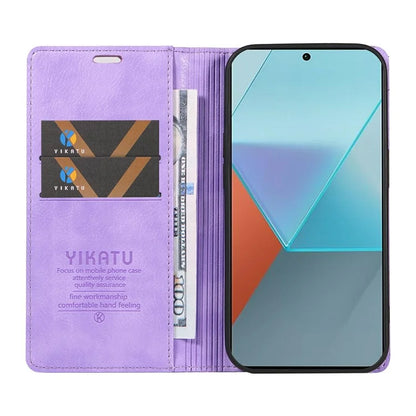 YIKATU YK-006 For Xiaomi Redmi Note 13 Pro 5G / Poco X6 5G Cell Phone Cases Magnetic Flip Wallet Cover