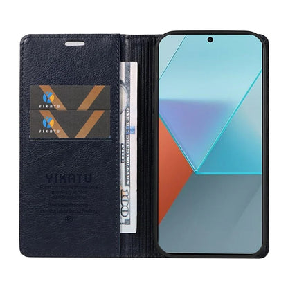 YIKATU YK-006 For Xiaomi Redmi Note 13 Pro 5G / Poco X6 5G Cell Phone Cases Magnetic Flip Wallet Cover