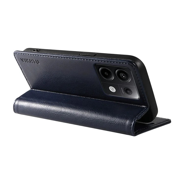 YIKATU YK-006 For Xiaomi Redmi Note 13 Pro 5G / Poco X6 5G Cell Phone Cases Magnetic Flip Wallet Cover