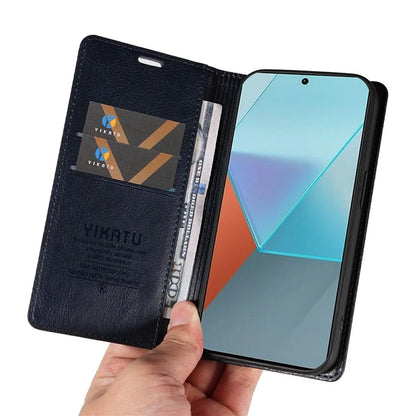 YIKATU YK-006 For Xiaomi Redmi Note 13 Pro 5G / Poco X6 5G Cell Phone Cases Magnetic Flip Wallet Cover