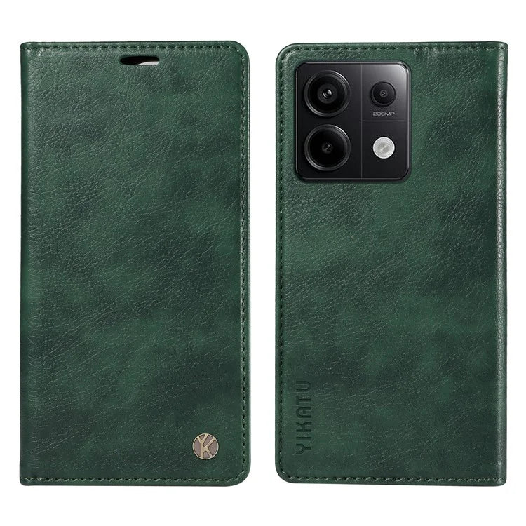 YIKATU YK-006 For Xiaomi Redmi Note 13 Pro 5G / Poco X6 5G Cell Phone Cases Magnetic Flip Wallet Cover
