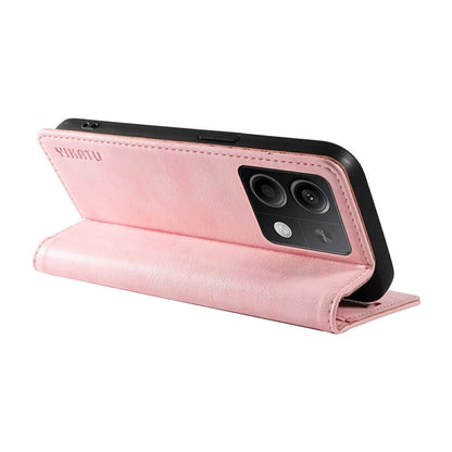 YIKATU YK-006 For Xiaomi Redmi Note 13 5G Case Litchi Texture Leather Wallet Phone Cover
