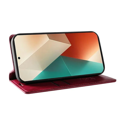 YIKATU YK-006 For Xiaomi Redmi Note 13 5G Case Litchi Texture Leather Wallet Phone Cover