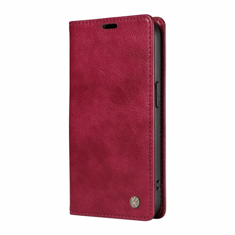 YIKATU YK-006 For Xiaomi Redmi Note 13 5G Case Litchi Texture Leather Wallet Phone Cover