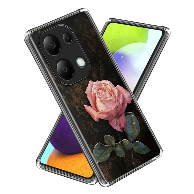 For Xiaomi Redmi Note 13 Pro 4G / Poco M6 Pro 4G Case Pattern Printing Anti-fall TPU Smart Phone Cover