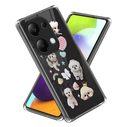 For Xiaomi Redmi Note 13 Pro 4G / Poco M6 Pro 4G Case Pattern Printing Anti-fall TPU Smart Phone Cover