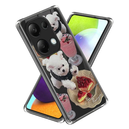For Xiaomi Redmi Note 13 Pro 4G / Poco M6 Pro 4G Case Pattern Printing Anti-fall TPU Smart Phone Cover