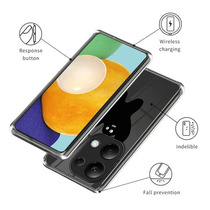 For Xiaomi Redmi Note 13 Pro 4G / Poco M6 Pro 4G Case Pattern Printing Anti-fall TPU Smart Phone Cover