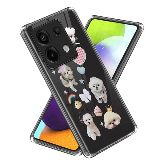 For Xiaomi Redmi Note 13 Pro 5G / Poco X6 5G TPU Case Slim Pattern Printing Shockproof Phone Cover